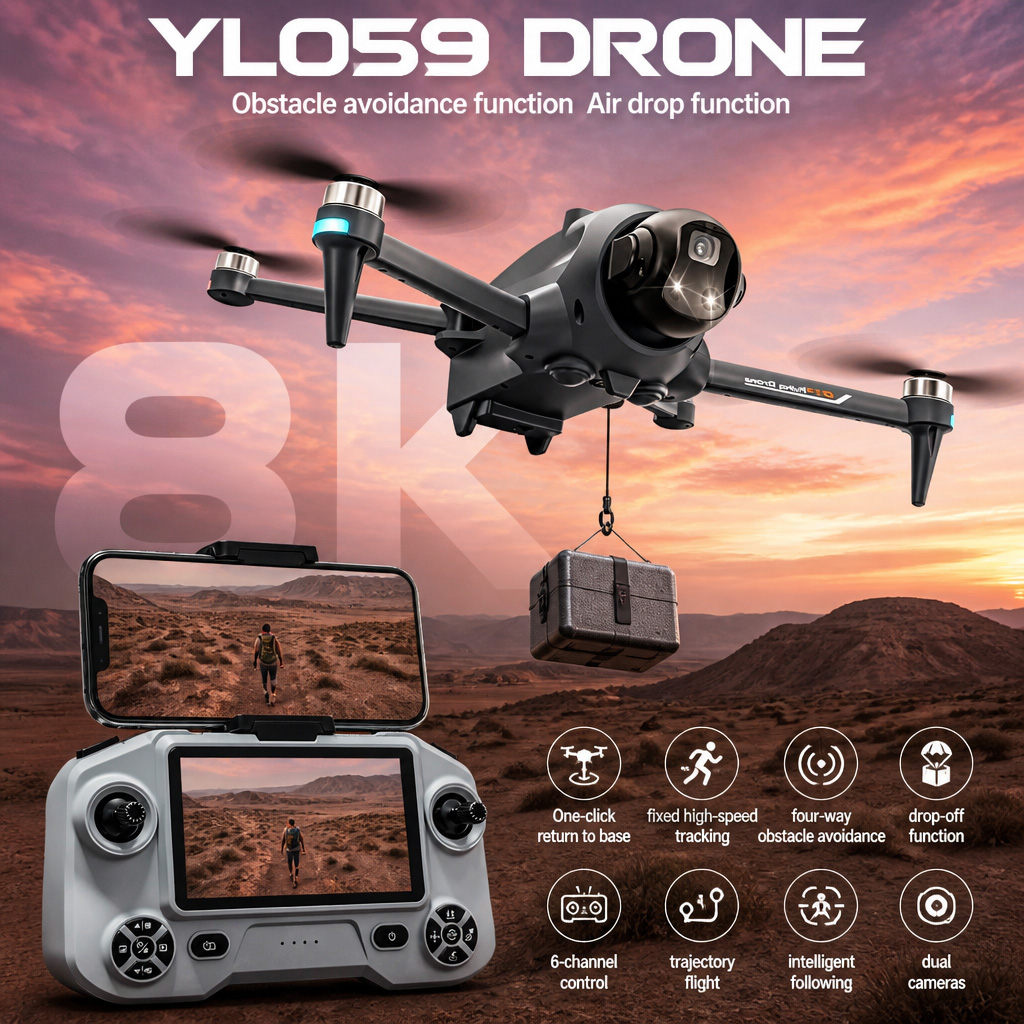 Drone Kit With Camera - NEW YL059 Drone GPS Auto Return