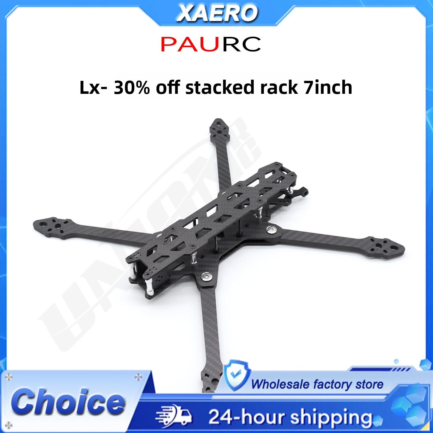 PAURC LX-7 Foldable 7 Inch FPV - Drone Kit Octocopter recension och pris