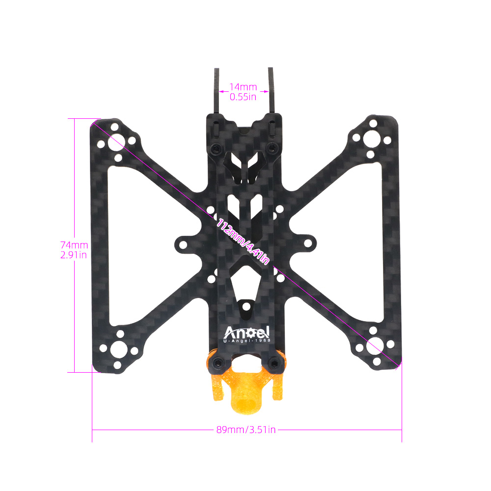 Angel20 Frame Kit 2 inch RC Dr - Drone Kit Octocopter recension och pris
