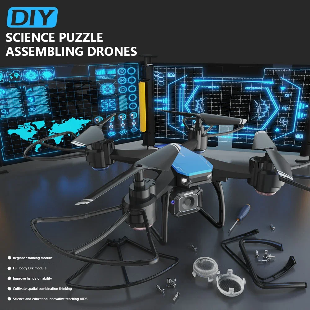 JJRC H108 DIY Teaching Assembl - Drone Kit With Camera recension och pris