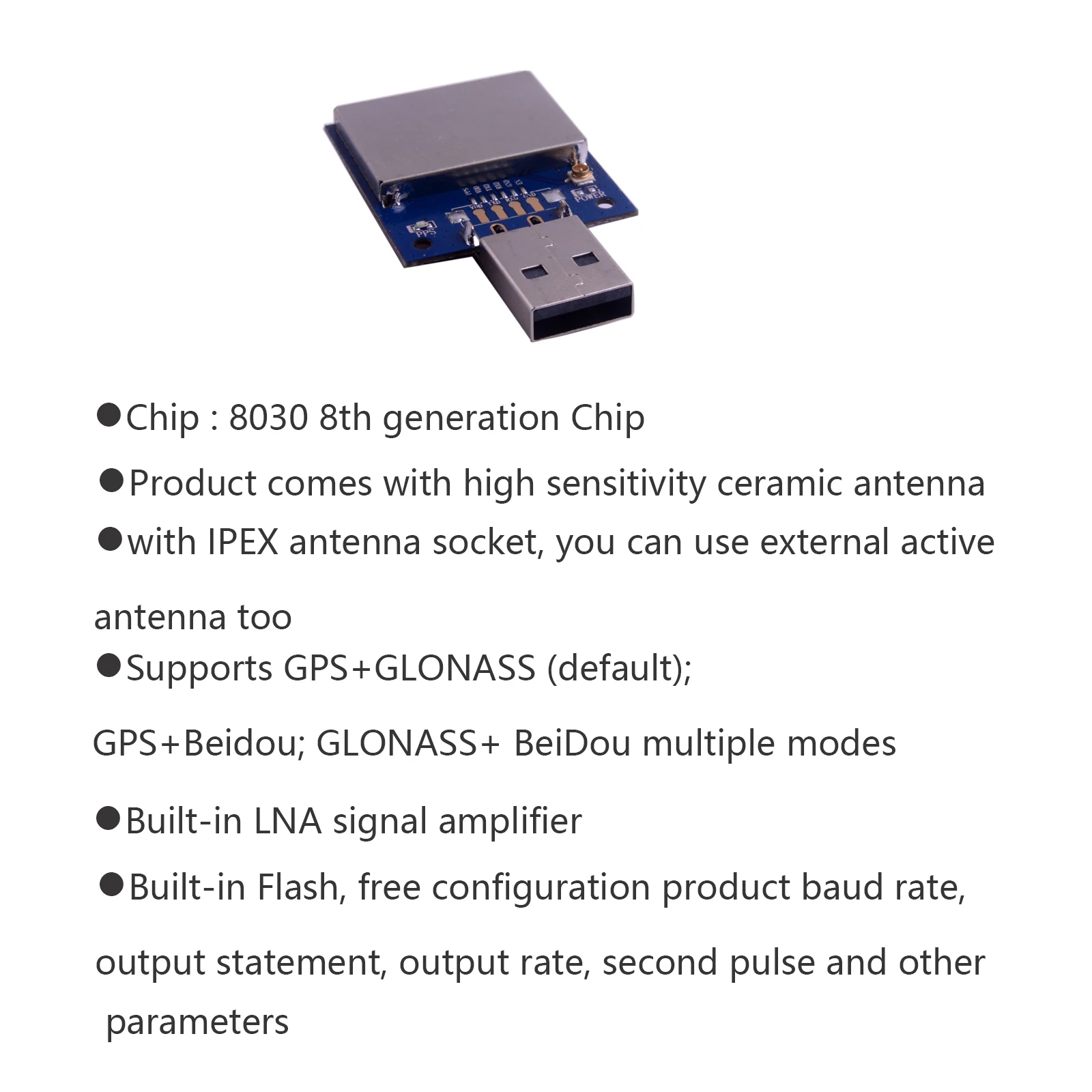 USB GPS Module M8N GPS Antenna - Drone Kit Hexacopter recension och pris