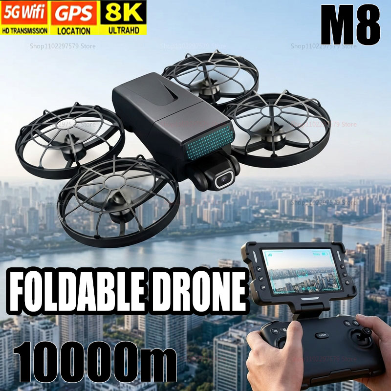 New Drones M8 GPS 8K Professio - Drone Kit With Camera recension och pris