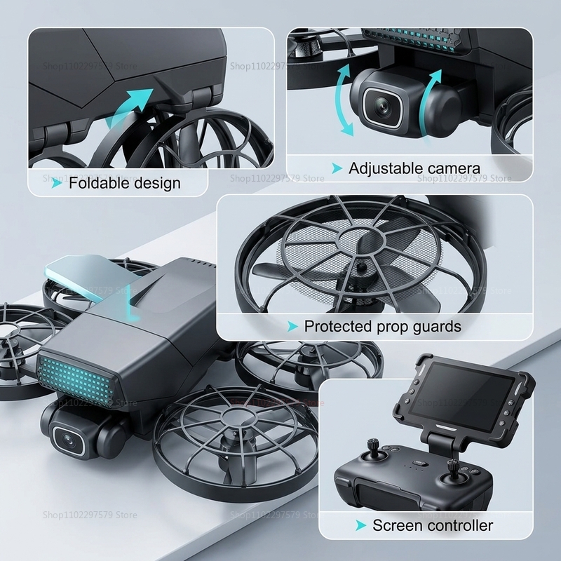 New Drones M8 GPS 8K Professio - Drone Kit With Camera recension och pris