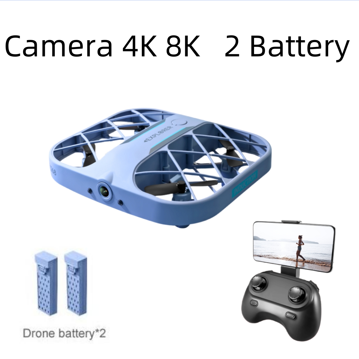 JJRC H107 FPV RC Drone with 2  - Drone Kit With Camera recension och pris